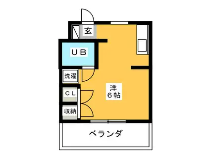 シティホームズ要町(ワンルーム/3階)の間取り写真