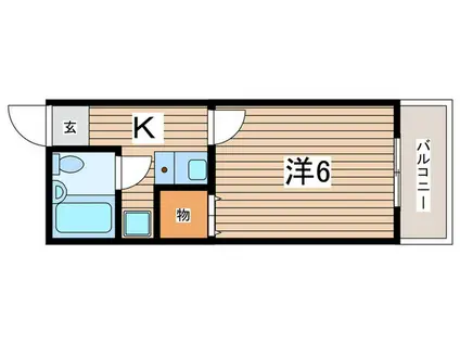 MAISONDAIKICHI5TH(1K/1階)の間取り写真