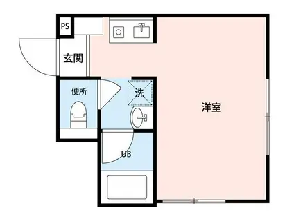 コージーコートオガワ(ワンルーム/1階)の間取り写真