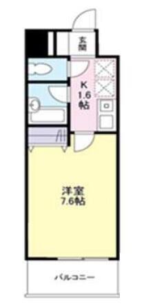 ドゥーエ船堀(1K/1階)の間取り写真