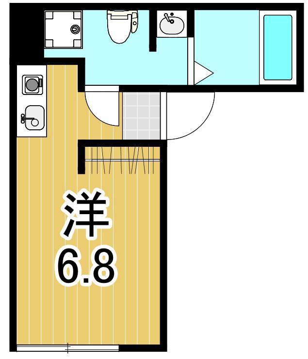 フィオーネ亀有(ワンルーム/2階)の間取り写真