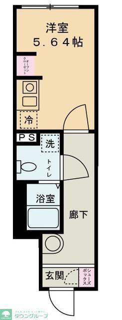 シロンコート杉並(ワンルーム/4階)の間取り写真