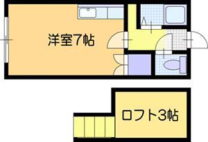 レスポアール文京台(1K/2階)の間取り写真