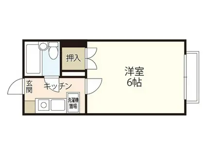 プチ・ホワイエI(1K/3階)の間取り写真