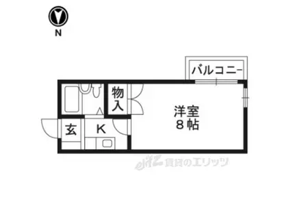 グランデスペランス(1K/1階)の間取り写真