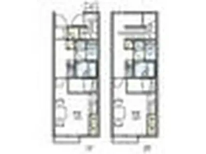 レオパレスタウンコート(1K/1階)の間取り写真