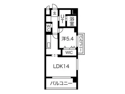 C・PEACE1948(1LDK/3階)の間取り写真