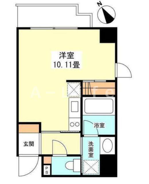 サンクレスト弐番館(ワンルーム/8階)の間取り写真