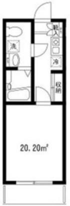 &N RESIDENCE(1K/3階)の間取り写真