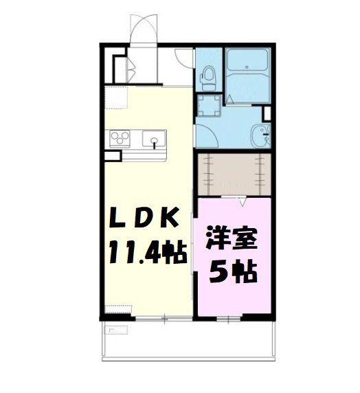 SAKURA15(1LDK/1階)の間取り写真