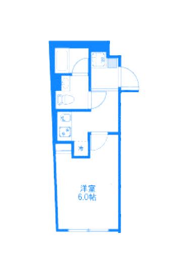 COMFORT YOKOHAMA(1K/4階)の間取り写真