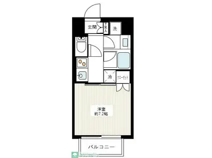 サンウッド錦糸町フラッツ(1K/2階)の間取り写真