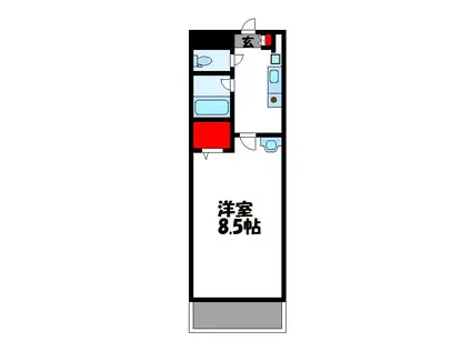 さくらマンション(1K/7階)の間取り写真