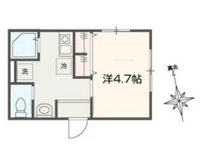 サークル ヴィラ日進(1K/1階)の間取り写真