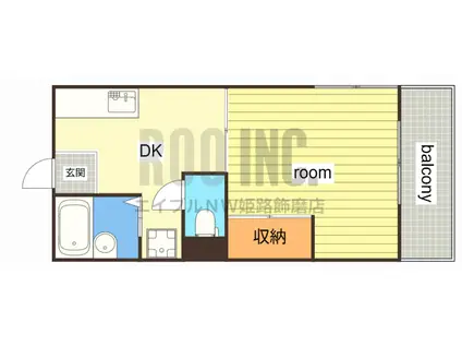 メゾン澤田(1DK/1階)の間取り写真