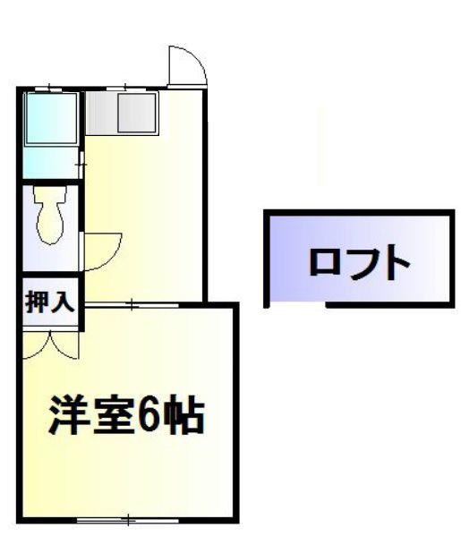 ラ・ソネット桜台(1DK/1階)の間取り写真