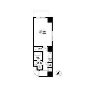 ルレーヴ横濱伊勢佐木町(1K/3階)の間取り写真