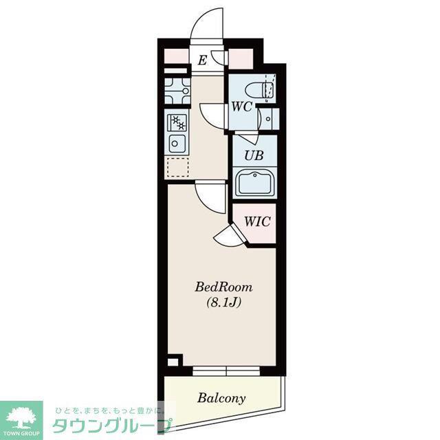 SーRESIDENCE高井戸イースト(1K/5階)の間取り写真