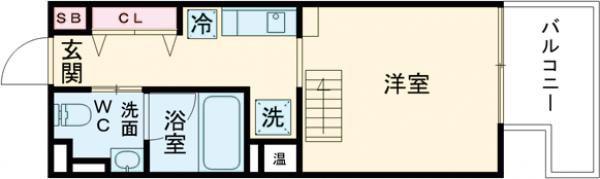 SANKOグランフーテージ(1SK/7階)の間取り写真