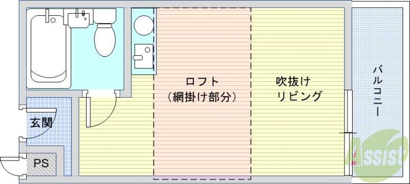 メゾンサクラ14期(ワンルーム/2階)の間取り写真