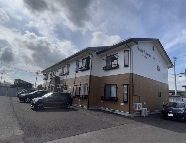 サンフラワーA(1K/2階)の外観写真