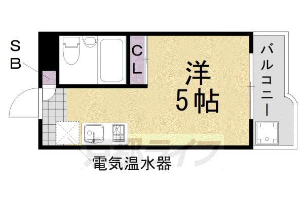 メゾンドパプリカ(1K/5階)の間取り写真