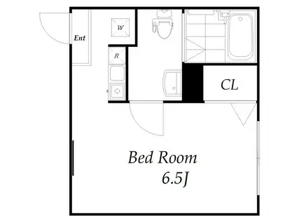 MAHARO RESIDENCE 東四つ木II(ワンルーム/1階)の間取り写真