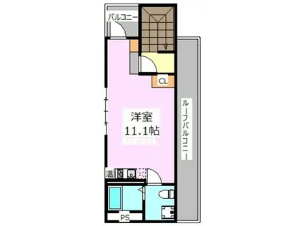 グランデュール大塚(ワンルーム/5階)の間取り写真