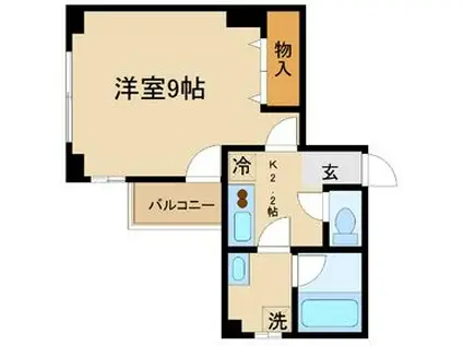 -SCENE1- シーン1(1K/5階)の間取り写真