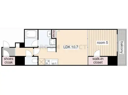 ダイワシティー大須(1LDK/3階)の間取り写真