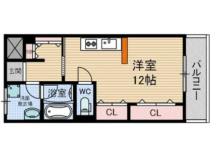西駅前吉田マンション(ワンルーム/5階)の間取り写真