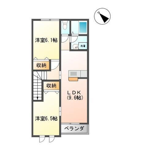 ETERLISPA 01(2LDK/2階)の間取り写真