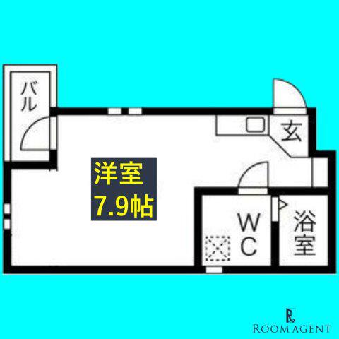 フォルテ桜山(ワンルーム/4階)の間取り写真