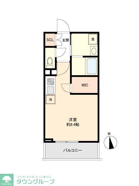 LIVECASA上野(ワンルーム/3階)の間取り写真