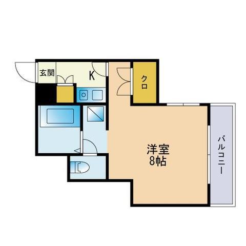 プレスト吉塚(1K/3階)の間取り写真