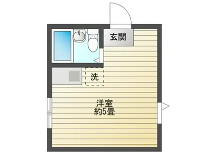 ライフピアポラリス(ワンルーム/2階)の間取り写真