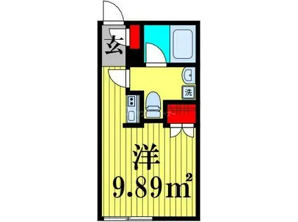 EXENTIA OJI-HONCHO(ワンルーム/3階)の間取り写真