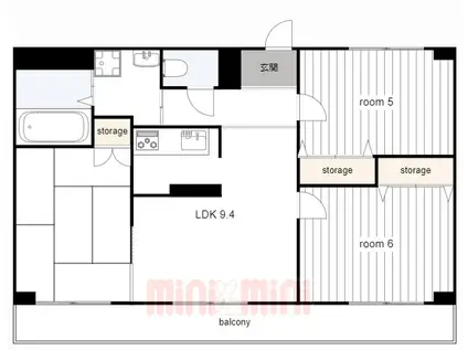 プレステージ明石大久保IV(3LDK/7階)の間取り写真