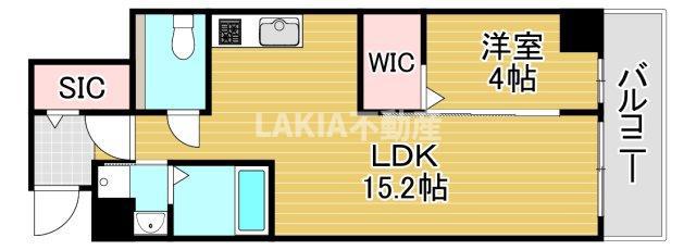 LEGALAND猫 MIYAKOJIMA(1LDK/2階)の間取り写真