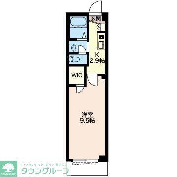 GRAN LA FIGUE(1K/1階)の間取り写真