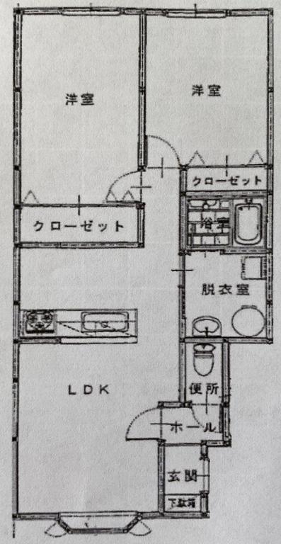 NEXT STAGE 1.4(2LDK/2階)の間取り写真