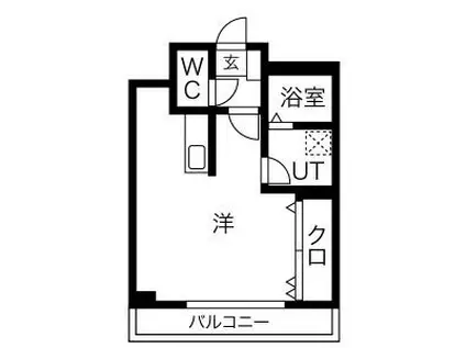 メゾンドクマダ(ワンルーム/5階)の間取り写真