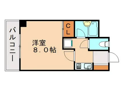 ルノンドプティ(ワンルーム/3階)の間取り写真