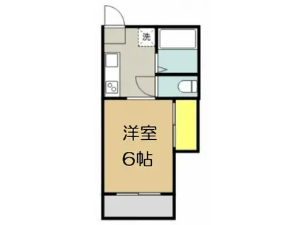 高橋マンション(1K/4階)の間取り写真