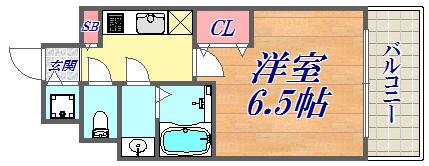 S-RESIDENCE神戸元町(1K/7階)の間取り写真