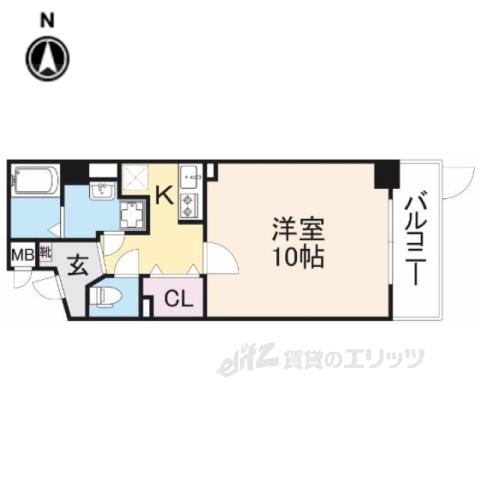 大東ビル(1K/2階)の間取り写真