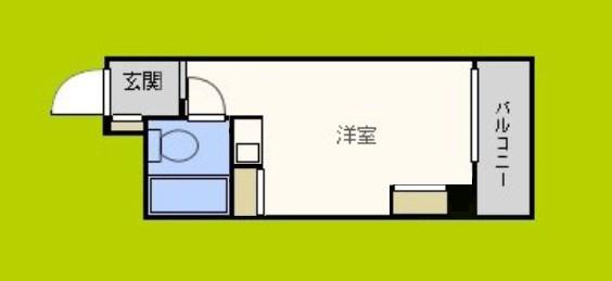レバンガAP新大阪イースト(ワンルーム/9階)の間取り写真