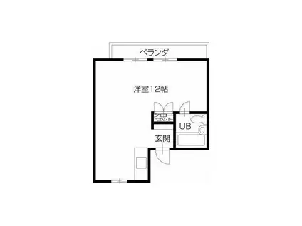メソンドール和田(ワンルーム/4階)の間取り写真
