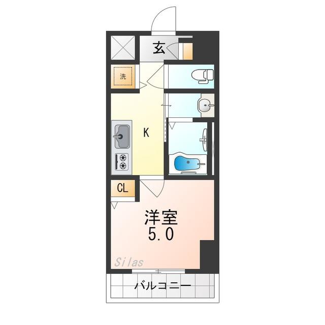 アーバンパーク住之江公園II(1K/6階)の間取り写真