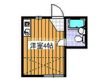 ファミニータチカワ(ワンルーム/1階)の間取り写真